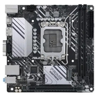ASUS  PRIME H610I-PLUS D4-CSM (Socket 1700, mini ITX, 2xDDR4(64GB), D-SUB/HDMI 2.1/DP, 1xPCIe 4.0x16, 1xLAN, 4xSATA 6Gb/s, 1xM.2, 1xM.2 E key, 2xUSB 3.2, 2xUSB 2.0, 1xPS/2) 