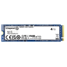 Твердотельный накопитель/ Kingston SSD NV3, 4000GB, M.2(22x80mm), NVMe, PCIe 4.0 x4, R/W 6000/5000MB/s, TBW 1280, DWPD 0.3 (12 мес)