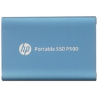 HP Portable SSD 250GB External P500 Series Blue <7PD50AA#ABB> (USB 3.2 Gen2 Type-C, up to 370/200Mbs, 100TBW,