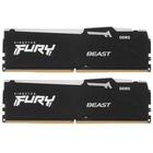 Память оперативная/ Kingston 16GB 6000MT/s DDR5 CL30 DIMM (Kit of 2) FURY Beast RGB EXPO