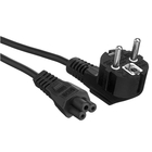 Exegate EX297815RUS Кабель питания ноутбуков Special PC5-7,5S (Евровилка Schuko->C5, 3*0.5mm2, CCA, черный, 0.75м)