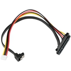 Cablexpert Кабель питания SATA CC-XH2.54-SATAL-40CM, XH2.54 4pin+Sata угловой / Sata 7+15pin, медн.проводник, 40см, пакет (CC-XH2.54-SATAL-40CM)