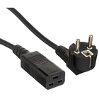 Exegate EX297805RUS Кабель питания Special PC19-5S (Евровилка Schuko->C19, 3*1.5mm2, CCA, черный, 5м)