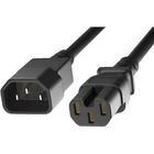 KS-is Кабель питания  KS-857B-1.5 IEC-C14 - IEC-C15 1.5м черный