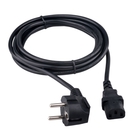 Гарнизон Кабель питания Schuko-C13, 3x0.75мм2, 10А, CCA, с заземлением, 3м, черный, пакет (GPC-186-0.75-3M)