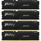 Kingston 64GB 5600MT/s DDR5 CL40 DIMM (Kit of 4) FURY Beast Black XMP KF556C40BBK4-64
