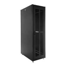 ЦМО Шкаф телекоммуникационный напольный ЭКОНОМ 42U (800 ? 1000) дверь перфорированная 2 шт., цвет черный