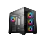 Deepcool CG530 4F black (ATX, без БП, ARGB, 2*USB3.2 Type A+USB3.2 Type-C) (R-CG530-BKADA4-G-1)