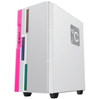 GameMax Корпус Brufen C3 WP без БП, MidiT, ATX, Бело-роз, Зак. стекл., USB 3.0, 1*120; 1*140мм вент.
