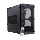 GameMax [Stratos ITX] без БП (Черн., Mini-ITX, зак.стекло,USB3.0, 2*120 вент+пульт)