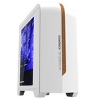 GameMax [H601W(B)] Корпус GameMax  (голубая подсветка,без БП)