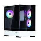 Корпус ZALMAN P30 BW, без БП, боковое окно (закаленное стекло), черно-белый, mATX