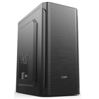 CBR Корпус mATX Minitower MX10, c БП PSU-ATX450-12EC (450W/120mm), 2*USB 2.0, HD Audio+Mic, Black [PCC-MATX-MX10-450W]