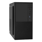 Exegate EX299249RUS Корпус Minitower ExeGate BAA-308UC-UNS400 (mATX, БП UNS400 с вент. 12см, 1*USB+1*USB3.0+1*TypeC, HD Audio, черный)