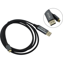 VCOM CU422MC-1.8M Кабель-адаптер USB 3.1 Type-Cm --> DP(m) 4K@60Hz, 1.8m , Aluminium Shell,VCOM  <CU422MC-1.8M>