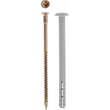 ЗУБР Дюбель-гвоздь полипропиленовый, грибовидный бортик, 6 x 40 мм, 1700 шт, Мастер 4-301350-06-040 [4-301350-06-040]