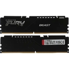Память оперативная/ Kingston 16GB 6000MT/s DDR5 CL30 DIMM (Kit of 2) FURY Beast Black XMP