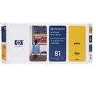 HP C4953A Картридж №81, Yellow {DesignJet 5000/5500}