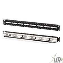 Hyperline PPHD-19-48-8P8C-C5e-110D Патч-панель высокой плотности 19", 1U, 48 портов RJ-45, категория 5e, Dual IDC
