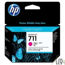 HP CZ135A Картридж №711, Magenta {Designjet T120/T520, Magenta (29ml 3 - pack)}