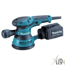 Makita BO5041 Эксцентриковая шлифовальная машина [BO5041] {300Вт,ф125мм,4000-12000об\м,ампл-2.8мм,1.4кг,кор,п\сборник,доп.рукоятка}