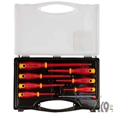 STAYER Набор "PROFI" "ELECTRO": Отвертки диэлектрические, тестер, 100-250В, Cr-V, 8шт [25145-H8_z01]