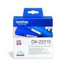 Brother DK22210 Лента бумажная клеящая белая 29мм