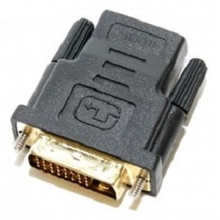 5bites DH1803G Переходник DVI (24+1) M / HDMI F, зол.разъемы