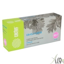 CACTUS CLT-C407S Тонер-картридж (CS-CLT-C407S)  для принтеров Samsung CLP-325/CLX-3185, cyan